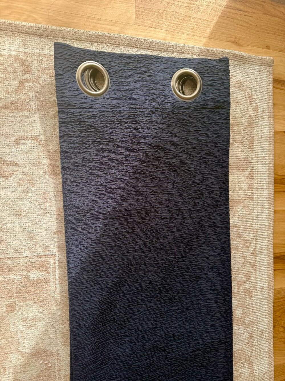 Like New Kenneth Cole Reaction Home Navy Blackout Curtains 84" - Set of 2